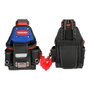 Workpro Bolsa Pequeña para Electricista, Poliéster 1800D, Varios Bolsillos, Tira Reflectante, 210 x 120 x 280 mm