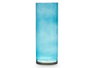 Giftdecor Jarrón de Cristal Cilindro Turquesa 15cm x 40cm