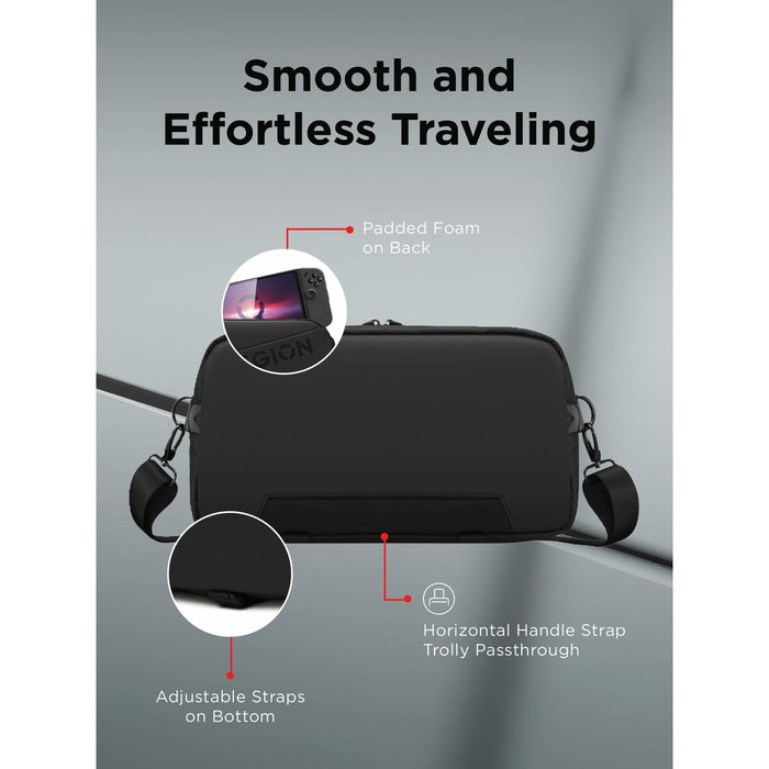 Lenovo GX41S14777 Funda para Consola Portátil, Estuche de Viaje de Poliuretano Negro