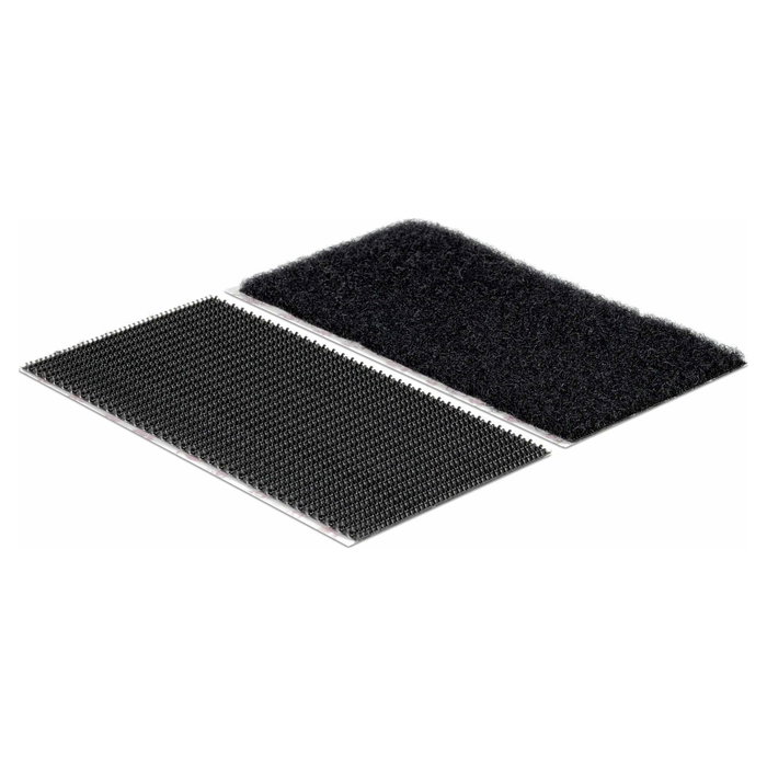 VELCRO VEL-EC60239 Cinta de velcro autoadhesiva extra fuerte, 50 mm x 100 mm, Negro, 2 unidades VELCRO VEL-EC60239 Cinta de velcro autoadhesiva extra fuerte, 50 mm x 100 mm, Negro, 2 unidades