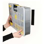 VELCRO VEL-EC60239 Cinta de velcro autoadhesiva extra fuerte, 50 mm x 100 mm, Negro, 2 unidades