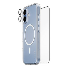 PanzerGlass Protector de Pantalla 3 en 1 CARE Explorer Set iPhone 17 de Cristal Templado Resistente a Rayones y Golpes, Kit Aplicación en Seco