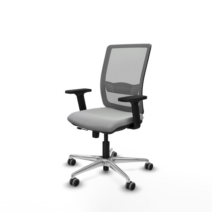 PIQUERAS Y CRESPO Silla de oficina Haches con mecanismo Sincro/Traslack, Gris PIQUERAS Y CRESPO Silla de oficina Haches con mecanismo Sincro/Traslack, Gris