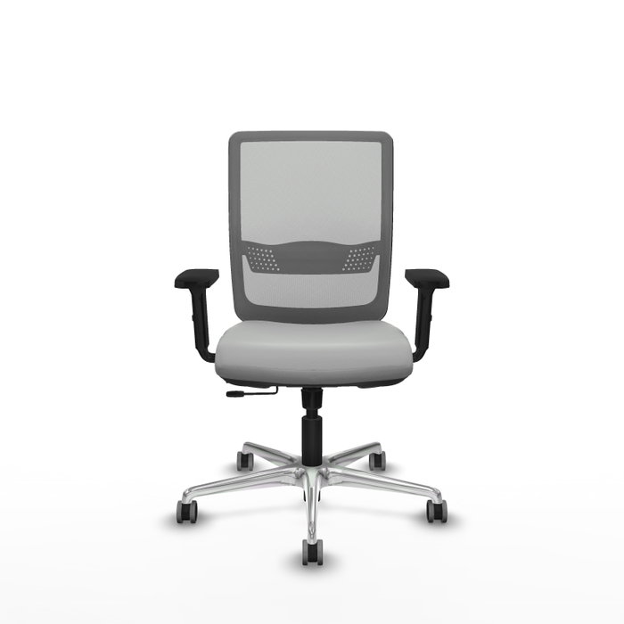 PIQUERAS Y CRESPO Silla de oficina Haches con mecanismo Sincro/Traslack, Gris PIQUERAS Y CRESPO Silla de oficina Haches con mecanismo Sincro/Traslack, Gris