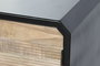 DKD Home Decor Mueble TV Moderno Negro Natural 120 x 58 x 50 cm