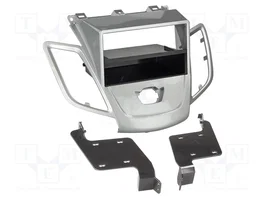 ACV Bastidor de montaje de radio 2 DIN para Ford Fiesta, Plata