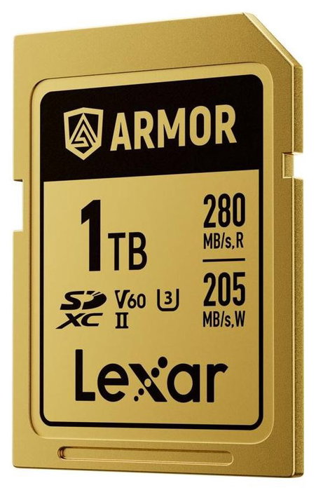 Lexar Professional Armor Gold SDXC UHS-II V60 1 TB Lexar Professional Armor Gold SDXC UHS-II V60 1 TB