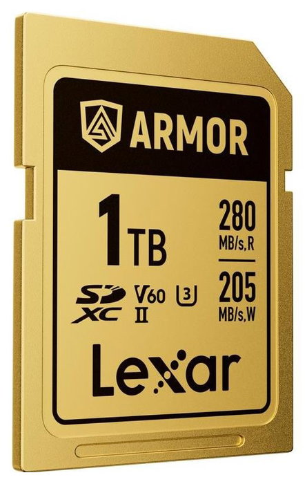Lexar Professional Armor Gold SDXC UHS-II V60 1 TB Lexar Professional Armor Gold SDXC UHS-II V60 1 TB