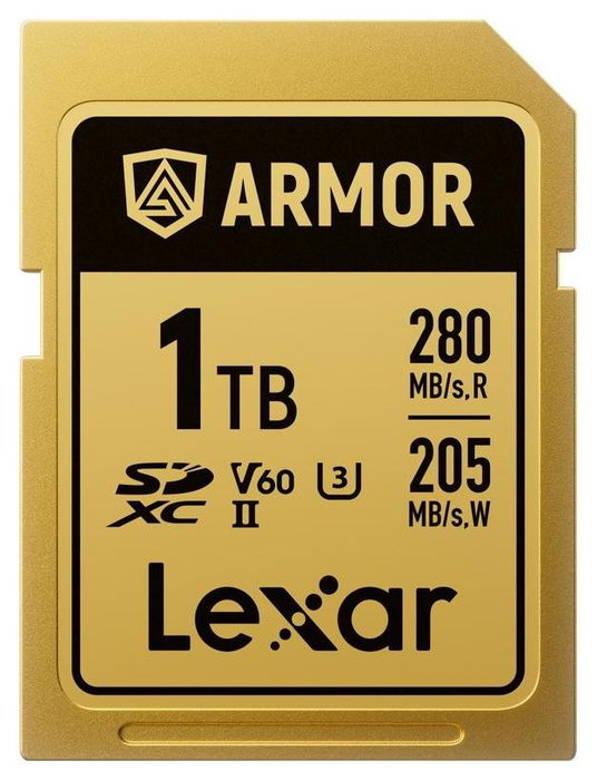 Lexar Professional Armor Gold SDXC UHS-II V60 1 TB Lexar Professional Armor Gold SDXC UHS-II V60 1 TB