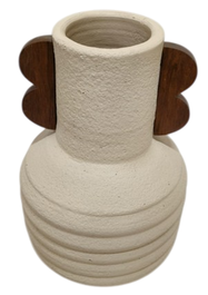 DKD Home Decor Jarron Crudo Marron 23 x 32 x 23 cm