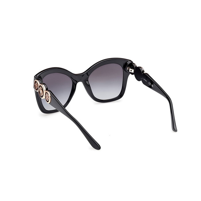 Guess GU00197 01B Gafas de Sol Mujer - Diseño Mariposa, Lentes 55mm, Puente 20mm, Brazos 140mm