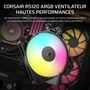 VENTILADOR AUXILIAR RS120 A-RGB 120MM BLACK SINGLE PACK CORSAIR