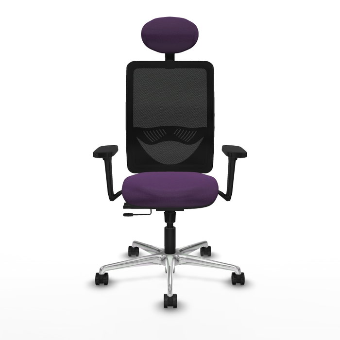 PIQUERAS Y CRESPO Silla de oficina Zulema con mecanismo Sincro/Traslack Morado y Negro PIQUERAS Y CRESPO Silla de oficina Zulema con mecanismo Sincro/Traslack Morado y Negro