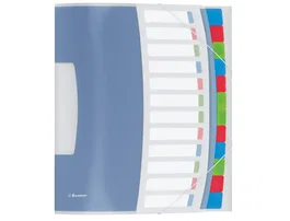 Esselte Carpeta Clasificadora Vivida DIN A4 12 Departamentos Índice Multicolor Translucida