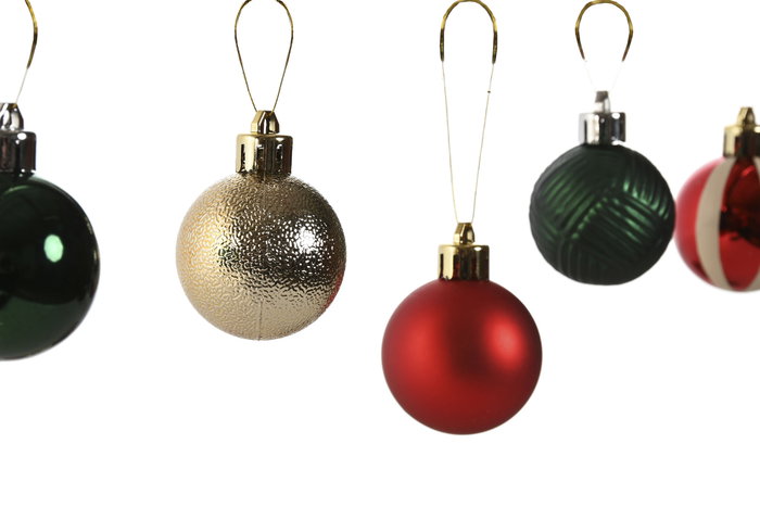 DKD Home Decor Set de 20 Bolas Decorativas Verdes DKD Home Decor Set de 20 Bolas Decorativas Verdes