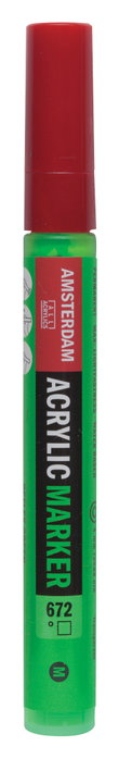 Amsterdam Marker Acrílica 4 mm Verde Reflex 672 Amsterdam Marker Acrílica 4 mm Verde Reflex 672