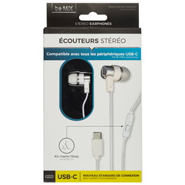 Be Mix Auriculares Estéreo con Conexión USB-C y Kit Manos Libres