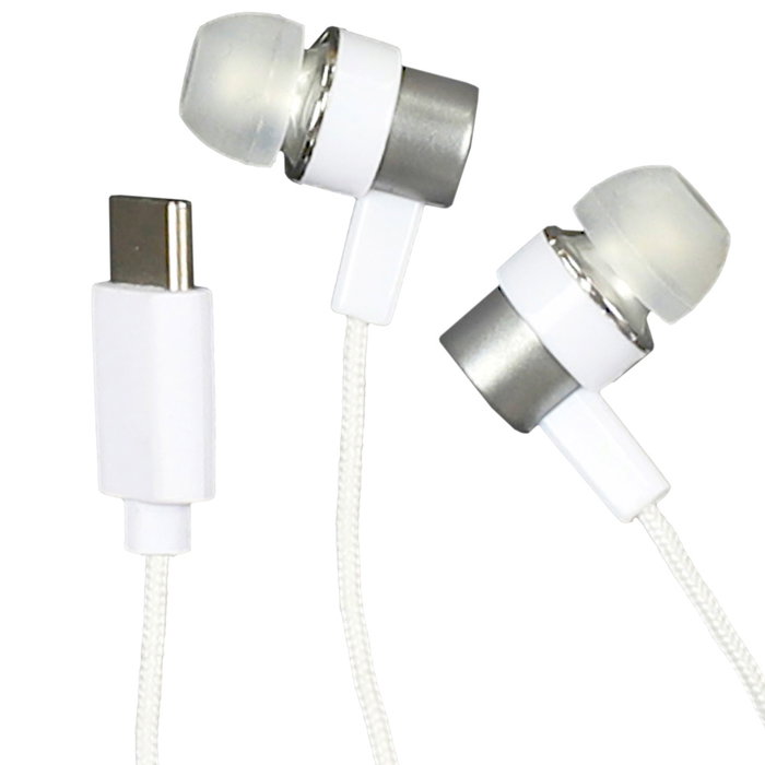 Be Mix Auriculares Estéreo con Conexión USB-C y Kit Manos Libres