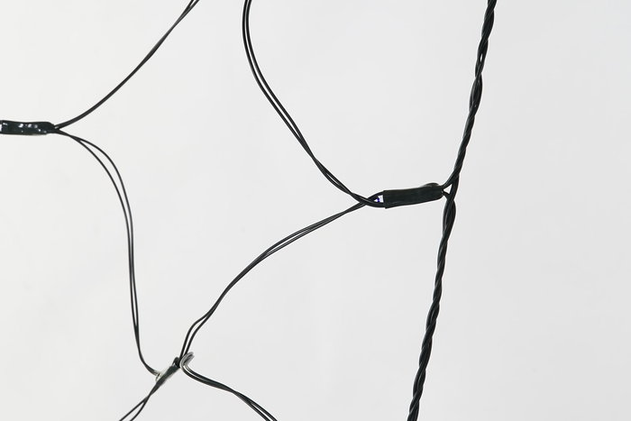 DKD Home Decor Luces Navidad Tradicional Amarillo LED PVC Red 100 x 100 cm