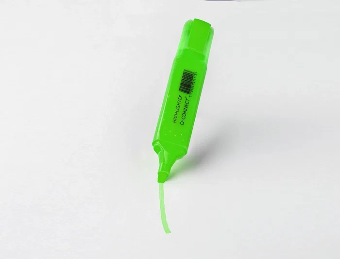 Q-connect Rotulador fluorescente verde punta biselada 1-5 mm Q-connect Rotulador fluorescente verde punta biselada 1-5 mm