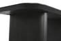 DKD Home Decor Mesa Comedor Moderna para 6 Personas, Negro, Abeto, 180 x 90 x 77 cm, Desmontable
