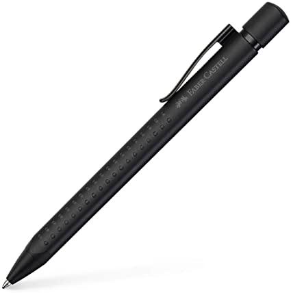 Faber Castell Bolígrafo Grip Edition All Black XB Tinta Azul Recargable Negro Faber Castell Bolígrafo Grip Edition All Black XB Tinta Azul Recargable Negro