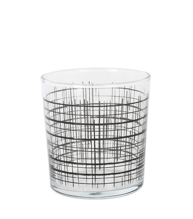 LAV Set 4 Vasos Pinta 340cc Black Li (6 Cajas)