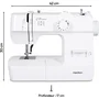 Medion SM 70 - Máquina de coser con 12 puntadas, LED y 700 rpm - Blanco
