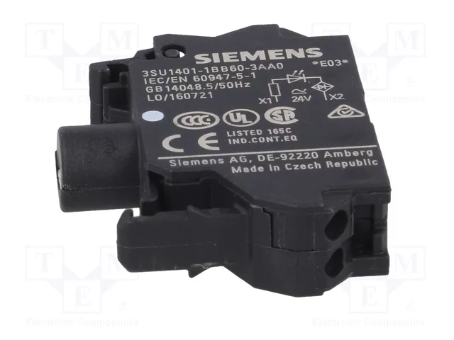 SIEMENS Elemento iluminador LED 22mm Blanco