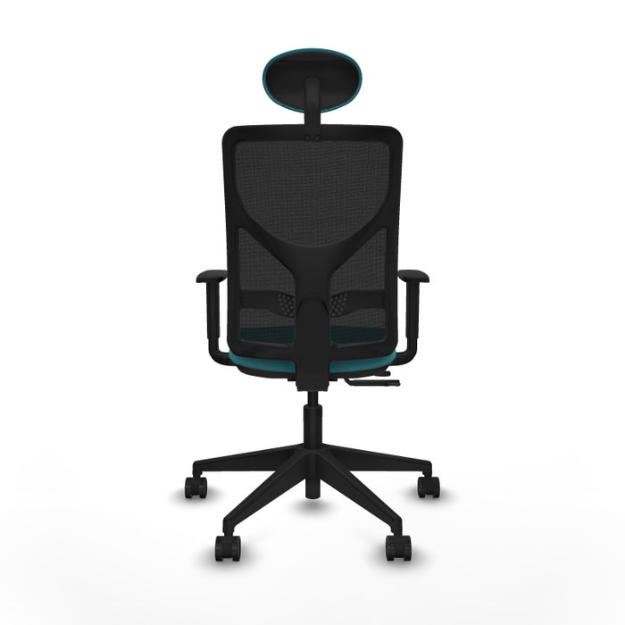 PIQUERAS Y CRESPO Silla de oficina Motilla con mecanismo Sincro/Traslack, Turquesa y Negro PIQUERAS Y CRESPO Silla de oficina Motilla con mecanismo Sincro/Traslack, Turquesa y Negro