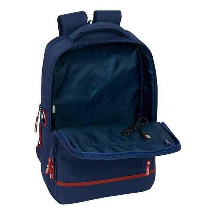 Safta Mochila El Pulpo para Portátil 15,6 pulgadas, Tablet y USB