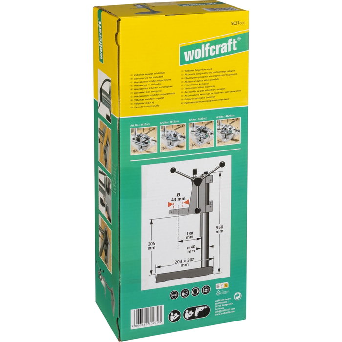 Wolfcraft Soporte de Taladro Universal