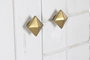 DKD Home Decor Aparador de Mango y Metal Blanco y Dorado