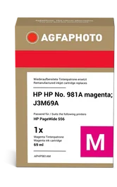 Agfa Photo Cartucho de tinta magenta compatible HP 981A 6000 páginas APHP981AM