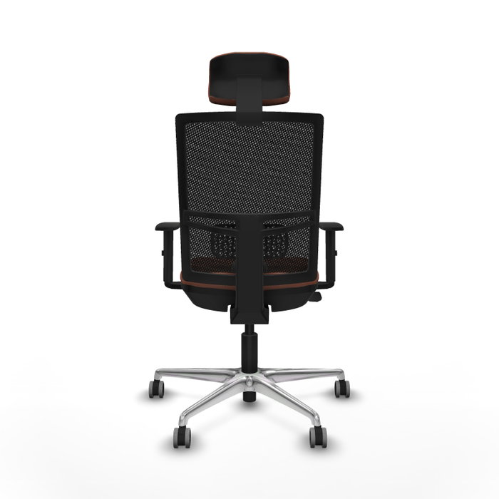 PIQUERAS Y CRESPO Silla de oficina Yunquera con mecanismo Sincro/Traslack Marrón y Negro PIQUERAS Y CRESPO Silla de oficina Yunquera con mecanismo Sincro/Traslack Marrón y Negro