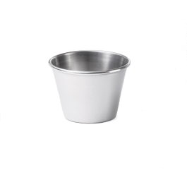 TABLECRAFT - 5067 - Pack de 12 udes/Ramequin salsero acero inoxidables - 6 x 6 x 4 cm - 75 ml