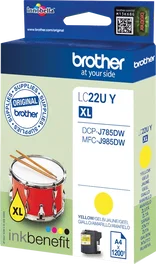 Brother LC22UY Amarillo