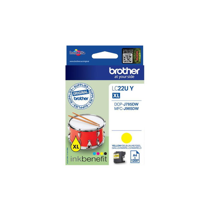 Brother LC22UY Amarillo Brother LC22UY Amarillo