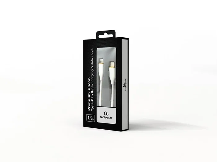 GEMBIRD Cable Lightning a USB C 1,5 m Blanco CC-USB2S-CM8PM-1.5M-W