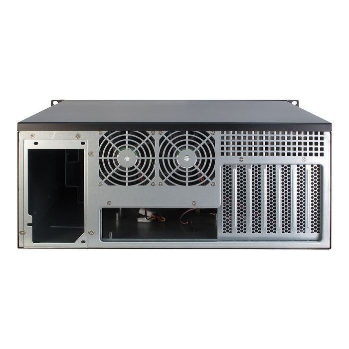 Inter-Tech 4U-IPC 4098-S Estante Servidor Negro ATX micro ATX Mini-ITX Acero 4U
