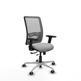 PIQUERAS Y CRESPO Silla de oficina Zulema Gris con mecanismo Sincro/Traslack