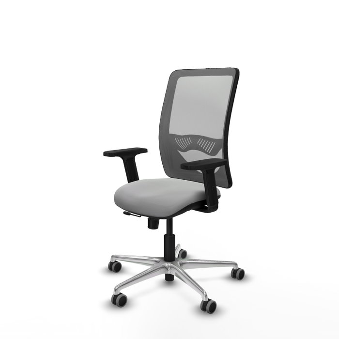 PIQUERAS Y CRESPO Silla de oficina Zulema Gris con mecanismo Sincro/Traslack PIQUERAS Y CRESPO Silla de oficina Zulema Gris con mecanismo Sincro/Traslack