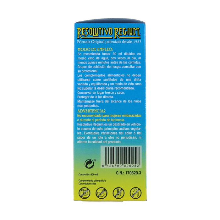 Plameca Resolutivo Regium Limón 600 ml Plameca Resolutivo Regium Limón 600 ml