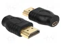 DeLOCK 65507 Adaptador HDMI Micro-D Hembra a HDMI-A Macho