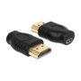 DeLOCK 65507 Adaptador HDMI Micro-D Hembra a HDMI-A Macho