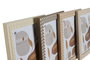 DKD Home Decor Set de Marcos de Fotos Surtido Beige y Marrón 25,4x30,4 cm