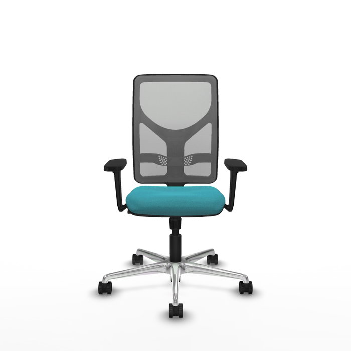 PIQUERAS Y CRESPO Silla de oficina Motilla con mecanismo Sincro, Turquesa y Gris PIQUERAS Y CRESPO Silla de oficina Motilla con mecanismo Sincro, Turquesa y Gris