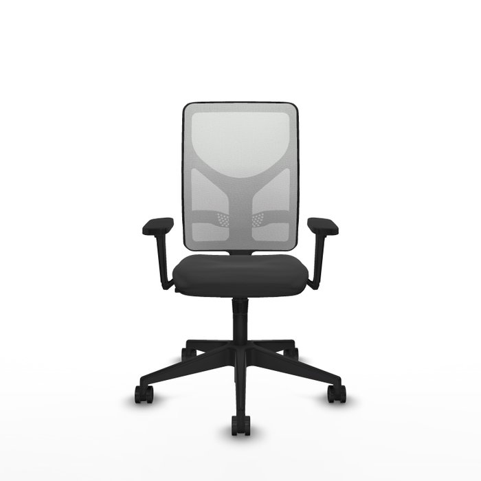 PIQUERAS Y CRESPO Silla de oficina Motilla con mecanismo Sincro, Gris oscuro y Blanco PIQUERAS Y CRESPO Silla de oficina Motilla con mecanismo Sincro, Gris oscuro y Blanco