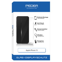 PEDEA Protector de pantalla para Apple iPhone 15 con filtro de privacidad