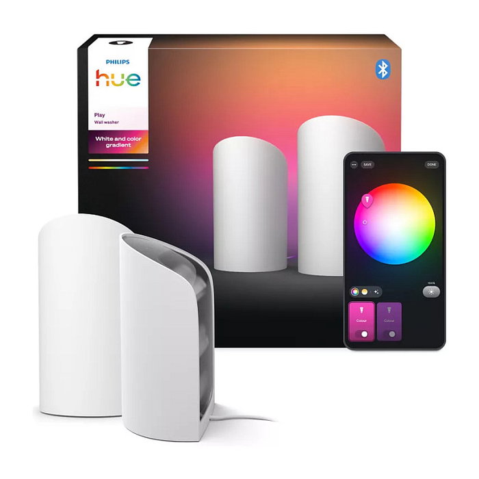 Philips Hue Play Wallwasher Pack de 2 Blanco